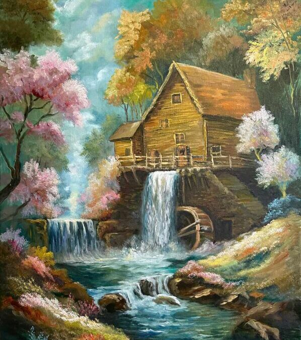 Spring at the Mill 2 Oil Painting Tutorial